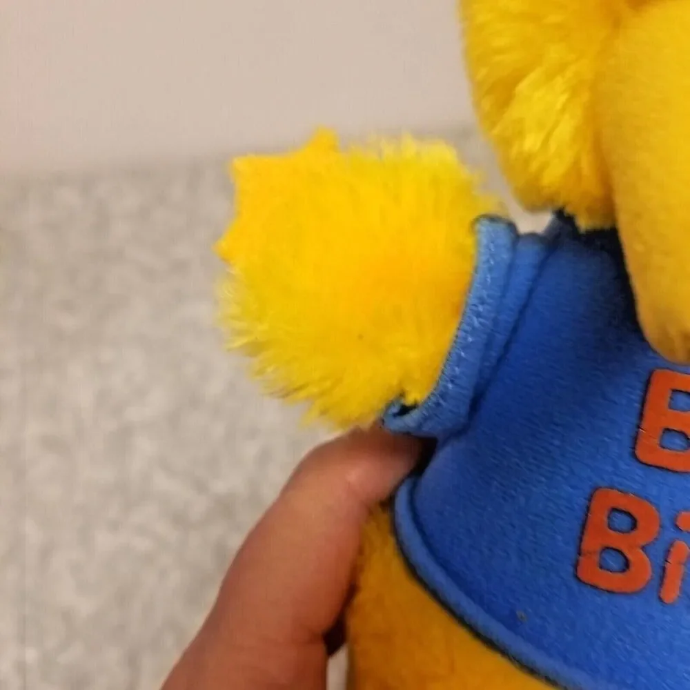 SESAME STREET 1980'S Hasbro Softies BIG BIRD 10